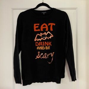 Halloween Bat Sweater - Size S